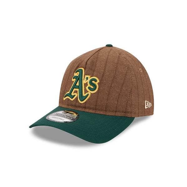Oakland Athletics Three Looms Wool Pinstripe 9TWENTY A-Frame™ Adjustable