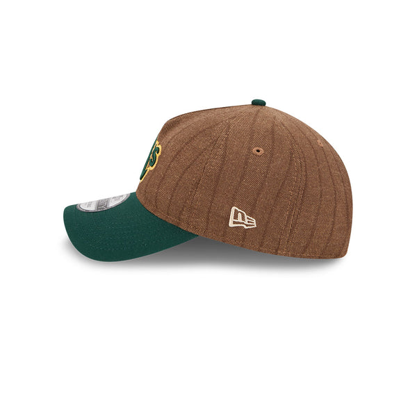 Oakland Athletics Three Looms Wool Pinstripe 9TWENTY A-Frame™ Adjustable