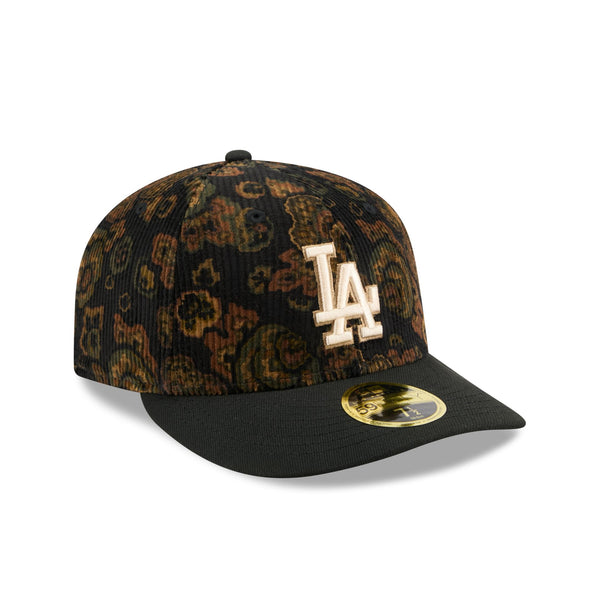 Los Angeles Dodgers Three Looms Floral Cord Low Profile 59FIFTY Fitted