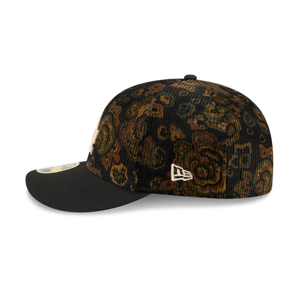 Los Angeles Dodgers Three Looms Floral Cord Low Profile 59FIFTY Fitted