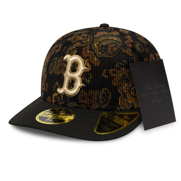 Boston Red Sox Three Looms Floral Cord Low Profile 59FIFTY Fitted
