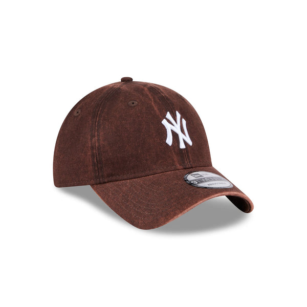 New York Yankees Snow Wash Seasonal Burnt Wood 9TWENTY Cloth Strap