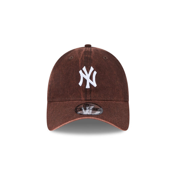New York Yankees Snow Wash Seasonal Burnt Wood 9TWENTY Cloth Strap