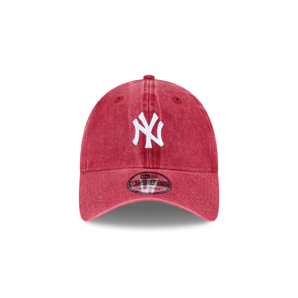 New York Yankees Snow Wash Seasonal Heathered Red 9TWENTY Cloth Strap