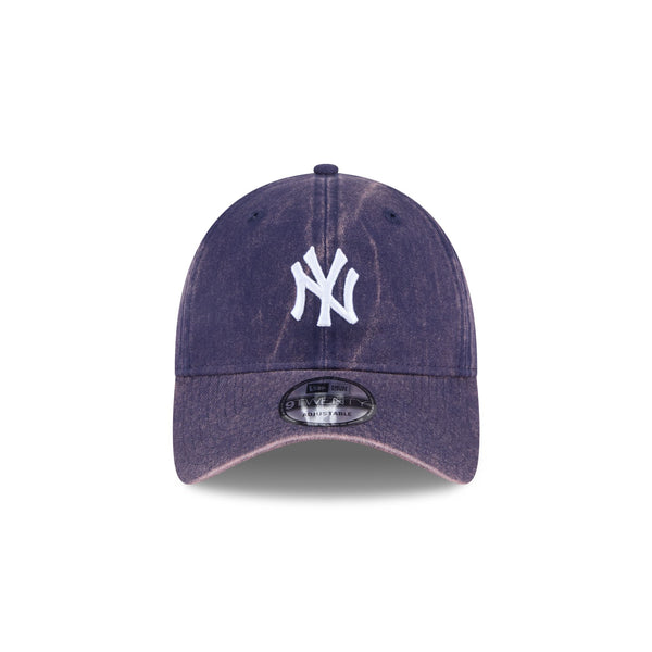 New York Yankees Snow Wash Seasonal Light Navy 9TWENTY Cloth Strap