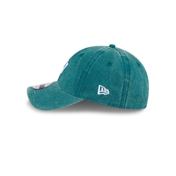 New York Yankees Snow Wash Seasonal Midnight Green 9TWENTY Cloth Strap