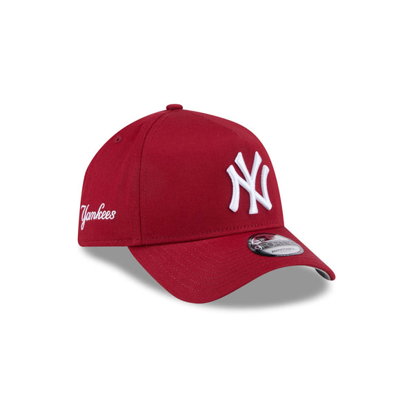 New York Yankees Seasonal Script Red 9FORTY A-Frame® Snapback