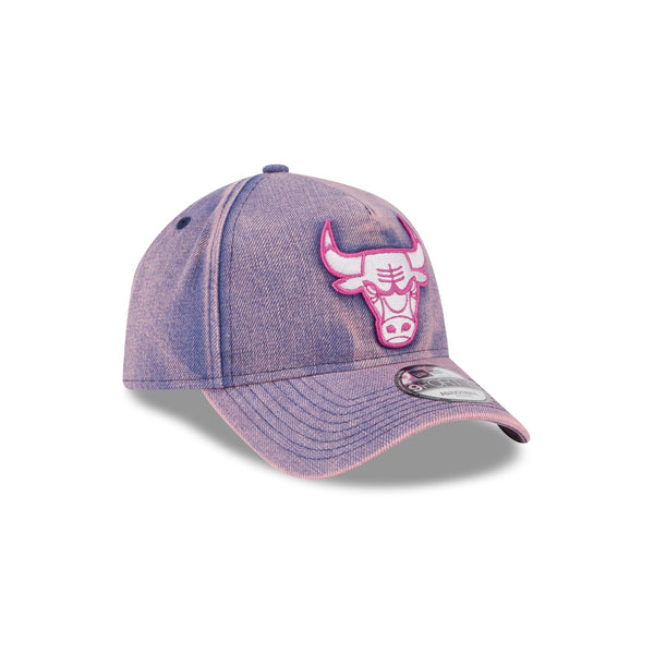 Chicago Bulls Pink Acid Denim 9FORTY A-Frame® Snapback