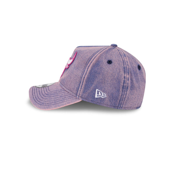 Chicago Bulls Pink Acid Denim 9FORTY A-Frame® Snapback