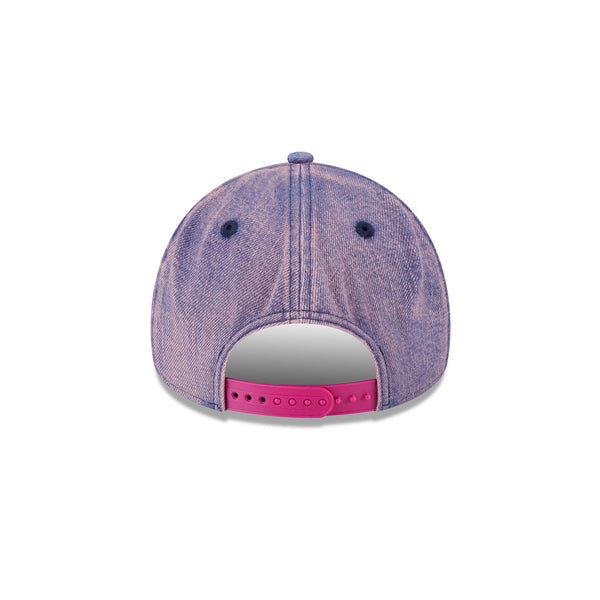 Chicago Bulls Pink Acid Denim 9FORTY A-Frame® Snapback