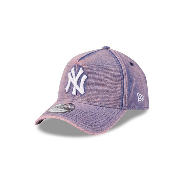 New York Yankees Pink Acid Denim 9FORTY A-Frame® Snapback