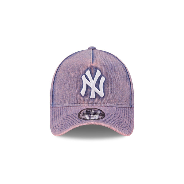 New York Yankees Pink Acid Denim 9FORTY A-Frame® Snapback