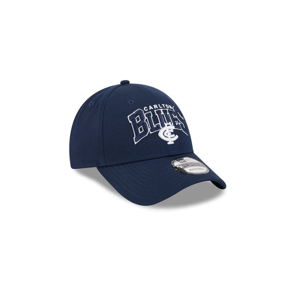 Carlton Blues AFL Supporter Arch Logo Kids 9FORTY Cloth Strap