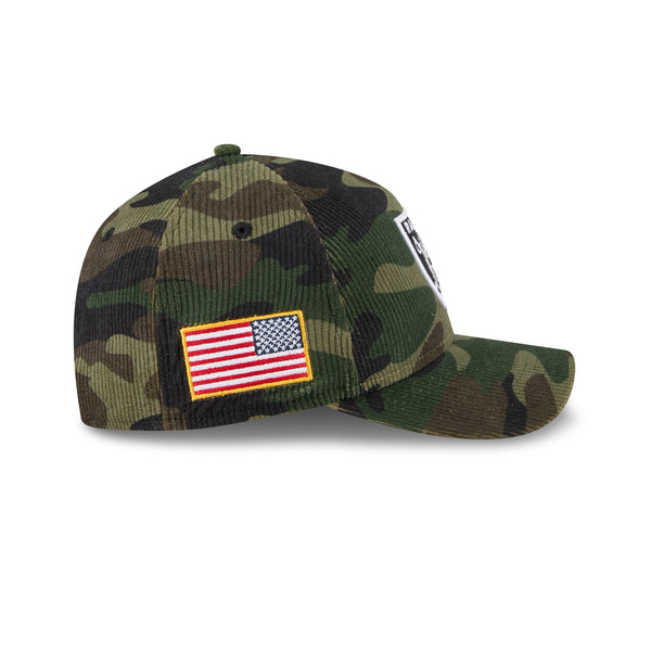 Las Vegas Raiders Salute to Service '25 9FORTY A-Frame M-Crown Snapback