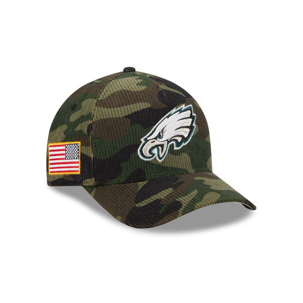 Philadelphia Eagles Salute to Service '25 9FORTY A-Frame M-Crown Snapback