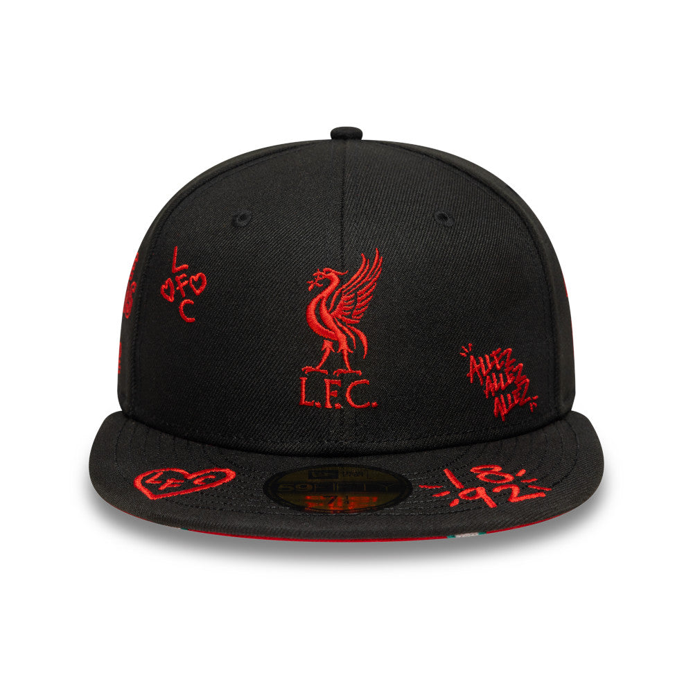 Liverpool FC Scribble 59FIFTY Fitted – New Era Cap Australia