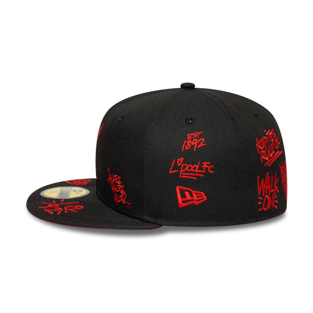 Liverpool FC Scribble 59FIFTY Fitted – New Era Cap Australia