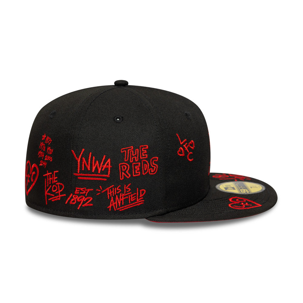Liverpool FC Scribble 59FIFTY Fitted – New Era Cap Australia