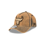 Chicago Bulls Denim Mud Overwash 9FORTY A-Frame Snapback
