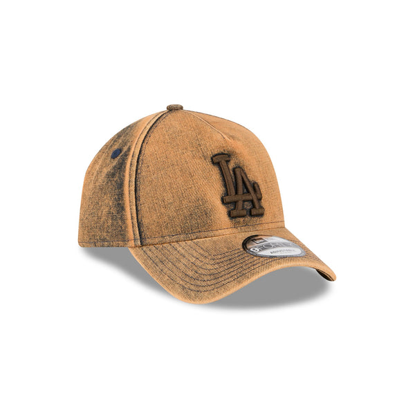 Los Angeles Dodgers Denim Mud Overwash 9FORTY A-Frame Snapback