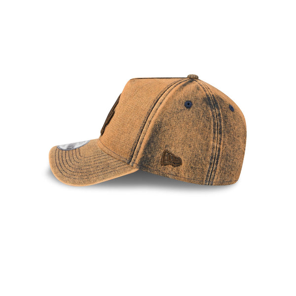 Los Angeles Dodgers Denim Mud Overwash 9FORTY A-Frame Snapback