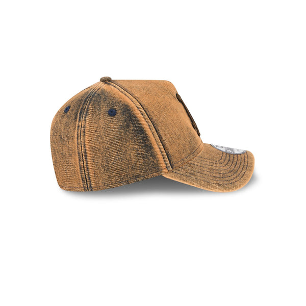 Los Angeles Dodgers Denim Mud Overwash 9FORTY A-Frame Snapback