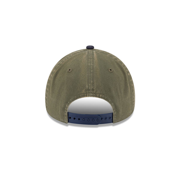 Las Vegas Raiders Washed Olive Navy 9FORTY A-Frame Snapback
