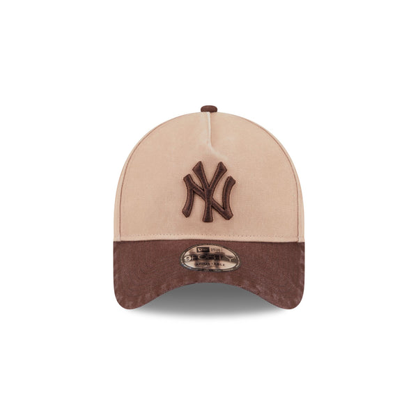 New York Yankees Washed Pastel Brown 9FORTY A-Frame® Snapback