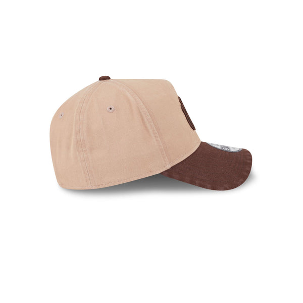 New York Yankees Washed Pastel Brown 9FORTY A-Frame® Snapback