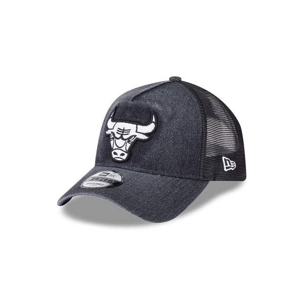 Chicago Bulls Washed Denim 9FORTY A-Frame Trucker