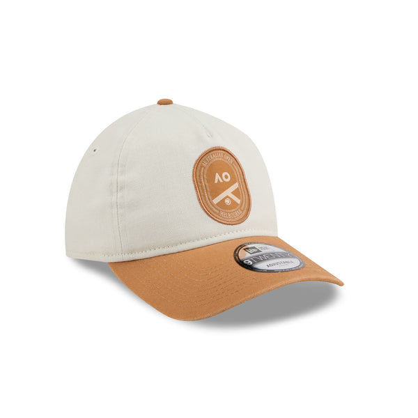 Australian Open '26 Heritage Patch Light Bronze 9TWENTY A-Frame™ Leather Strap