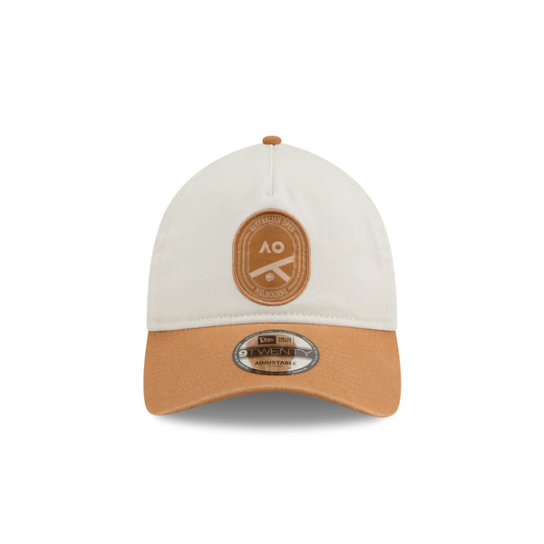 Australian Open '26 Heritage Patch Light Bronze 9TWENTY A-Frame™ Leather Strap