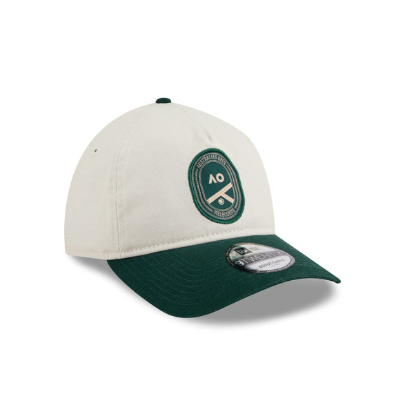 Australian Open '26 Heritage Patch Dark Green 9TWENTY A-Frame™ Leather Strap