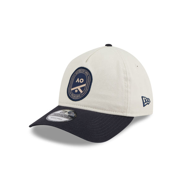 Australian Open '26 Heritage Patch Navy 9TWENTY A-Frame™ Leather Strap