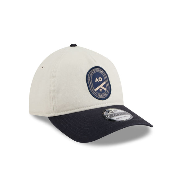 Australian Open '26 Heritage Patch Navy 9TWENTY A-Frame™ Leather Strap