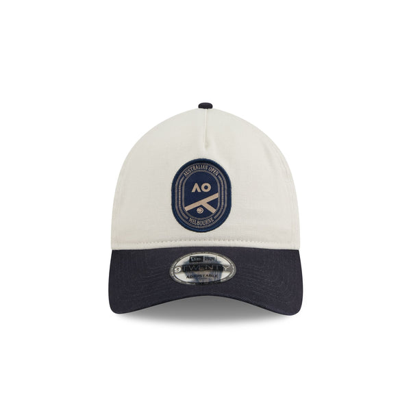 Australian Open '26 Heritage Patch Navy 9TWENTY A-Frame™ Leather Strap