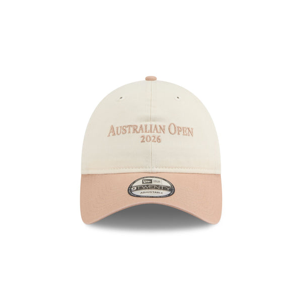 Australian Open '26 Seasonal Script Beige 9TWENTY Cloth Strap