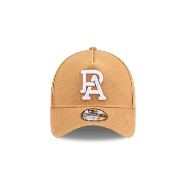 Port Adelaide Power Bronze Canvas 9FORTY A-Frame Snapback