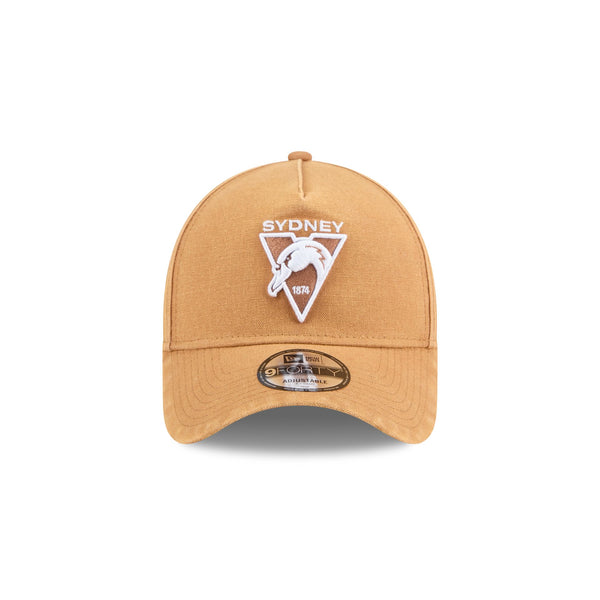 Sydney Swans Bronze Canvas 9FORTY A-Frame Snapback
