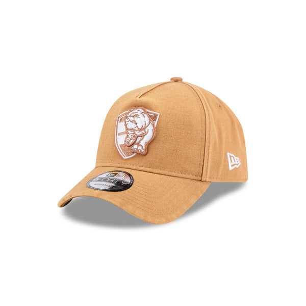 Western Bulldogs Bronze Canvas 9FORTY A-Frame Snapback