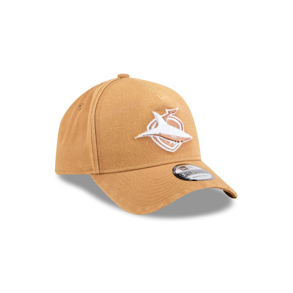 Cronulla-Sutherland Sharks Bronze Canvas 9FORTY A-Frame Snapback