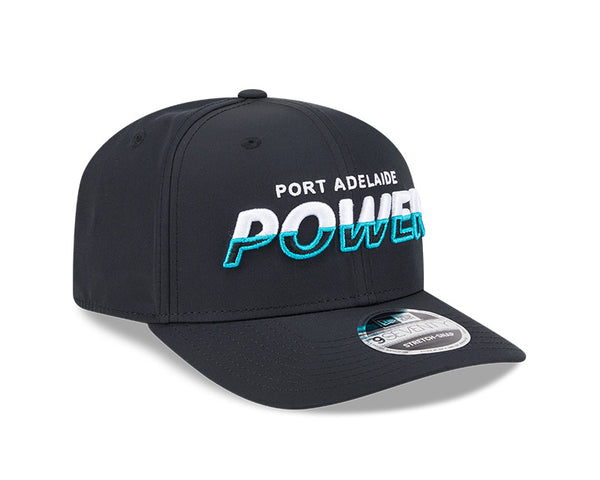 Port Adelaide Power Split Script 9SEVENTY Stretch Snap