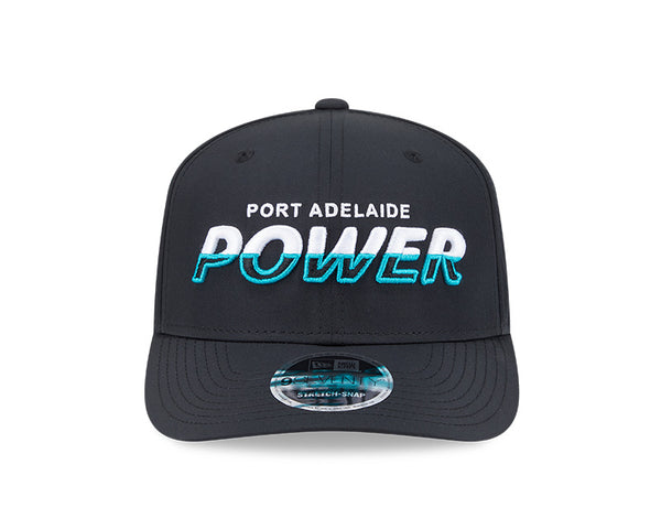 Port Adelaide Power Split Script 9SEVENTY Stretch Snap