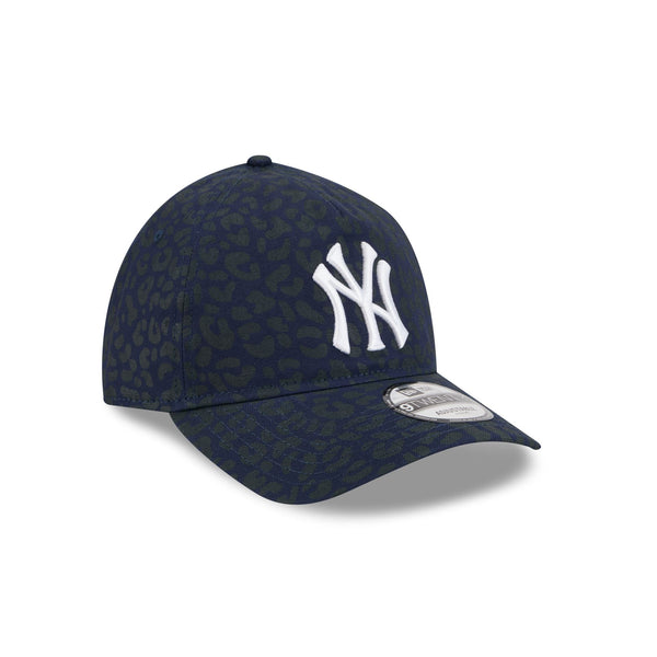 New York Yankees Reserve Tonal Leopard Blue 9TWENTY A-Frame Snapback