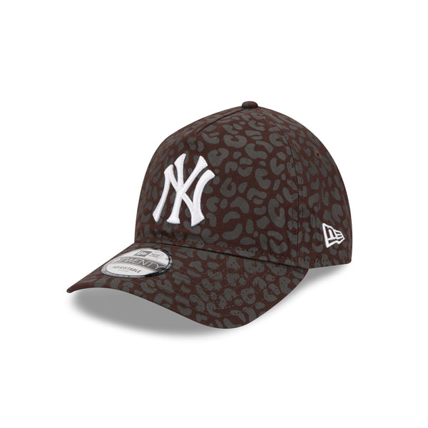 New York Yankees Reserve Tonal Leopard Burnt Wood 9TWENTY A-Frame Snapback