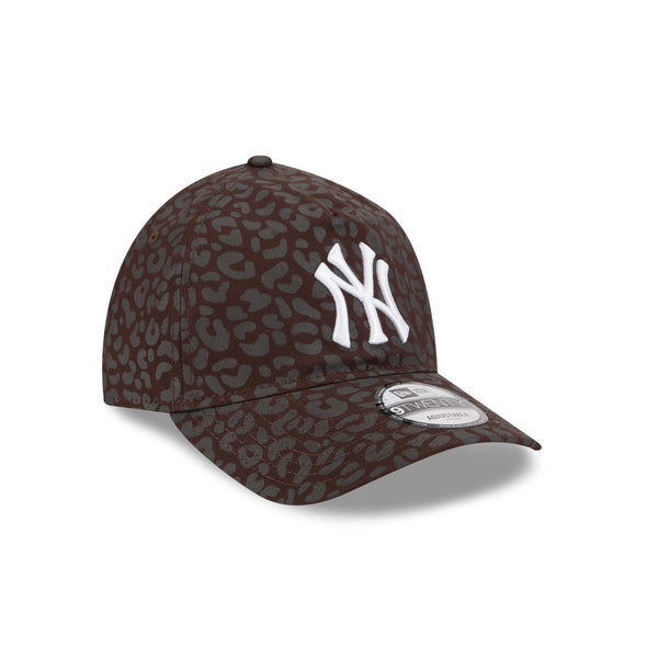 New York Yankees Reserve Tonal Leopard Burnt Wood 9TWENTY A-Frame Snapback