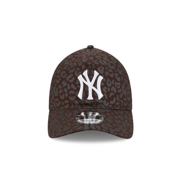 New York Yankees Reserve Tonal Leopard Burnt Wood 9TWENTY A-Frame Snapback