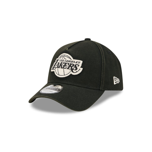 Los Angeles Lakers Washed Canvas 9FORTY A-Frame Snapback