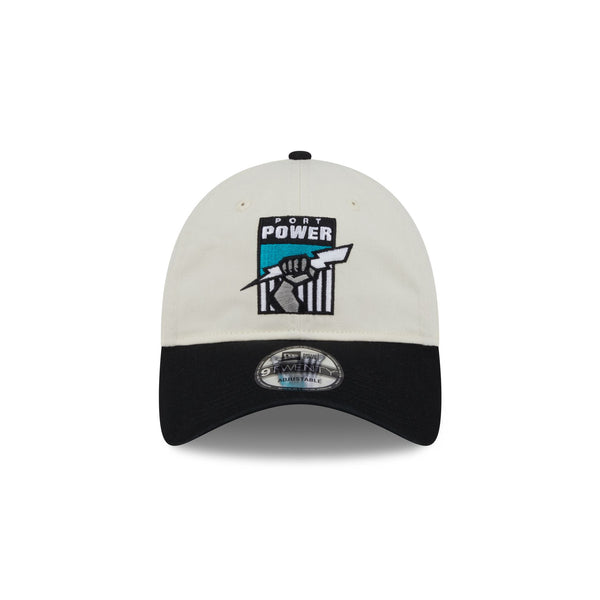 Port Adelaide Power AFL Winter Collection '26 Two-Tone Retro 9TWENTY Cloth Strap