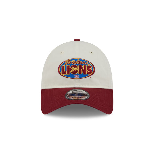 Brisbane Lions AFL Winter Collection '26 Two-Tone Retro 9TWENTY Cloth Strap